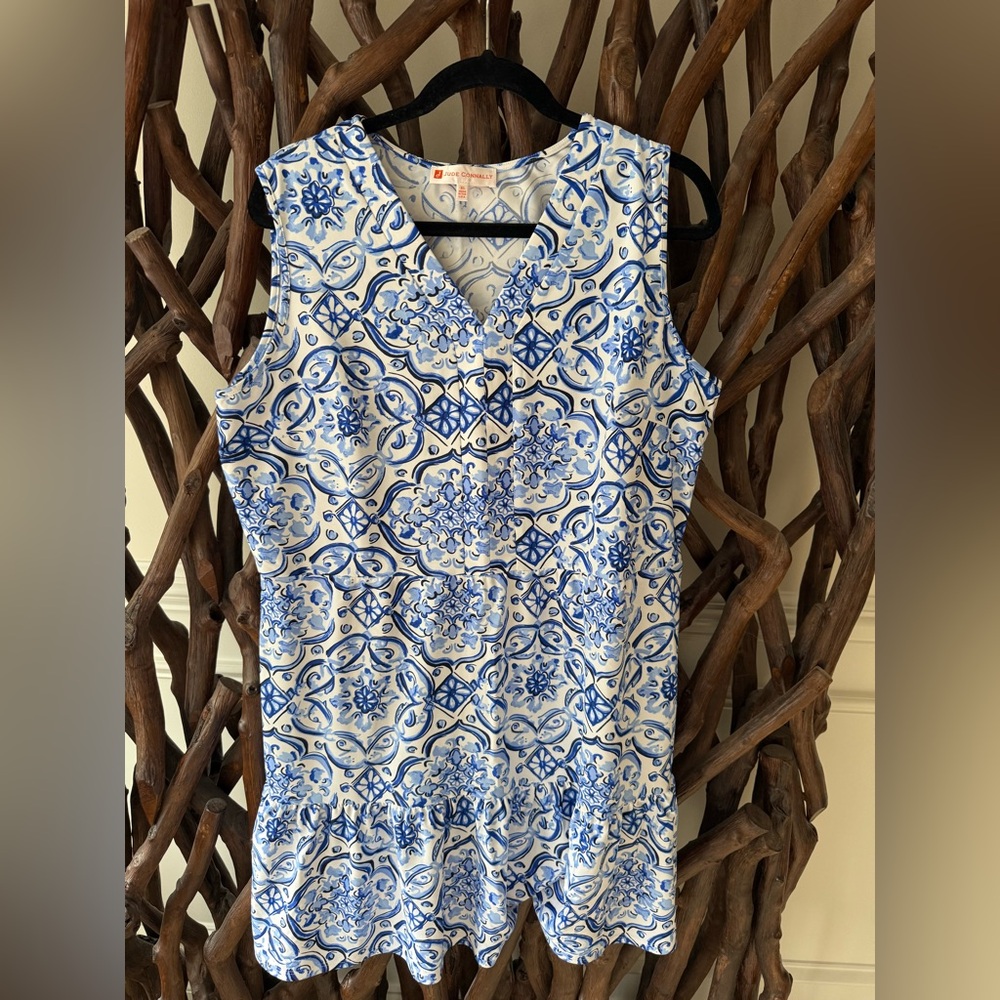 EUC Jude Connally dress.  This print is to die for! Size XL.